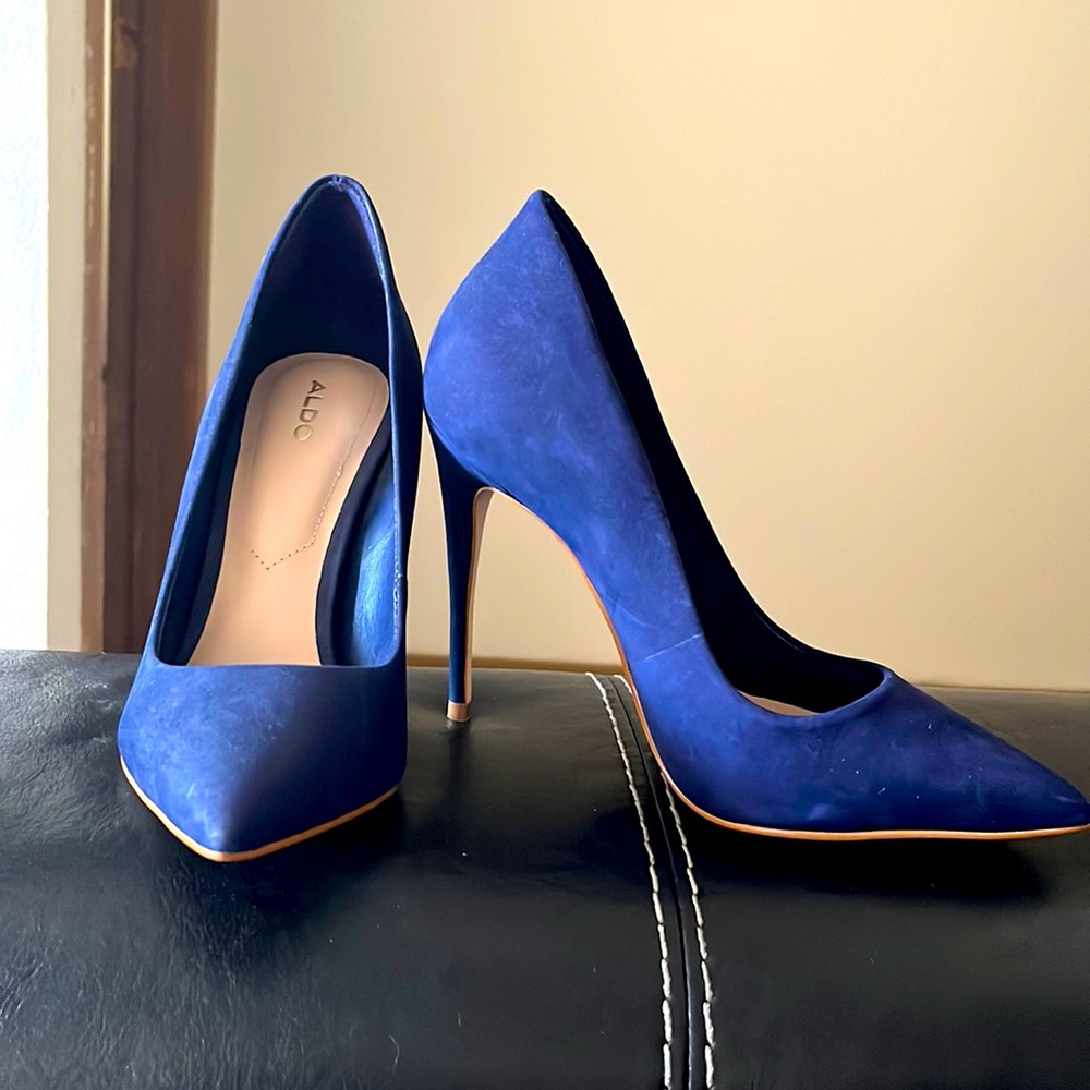 Royal blue heels